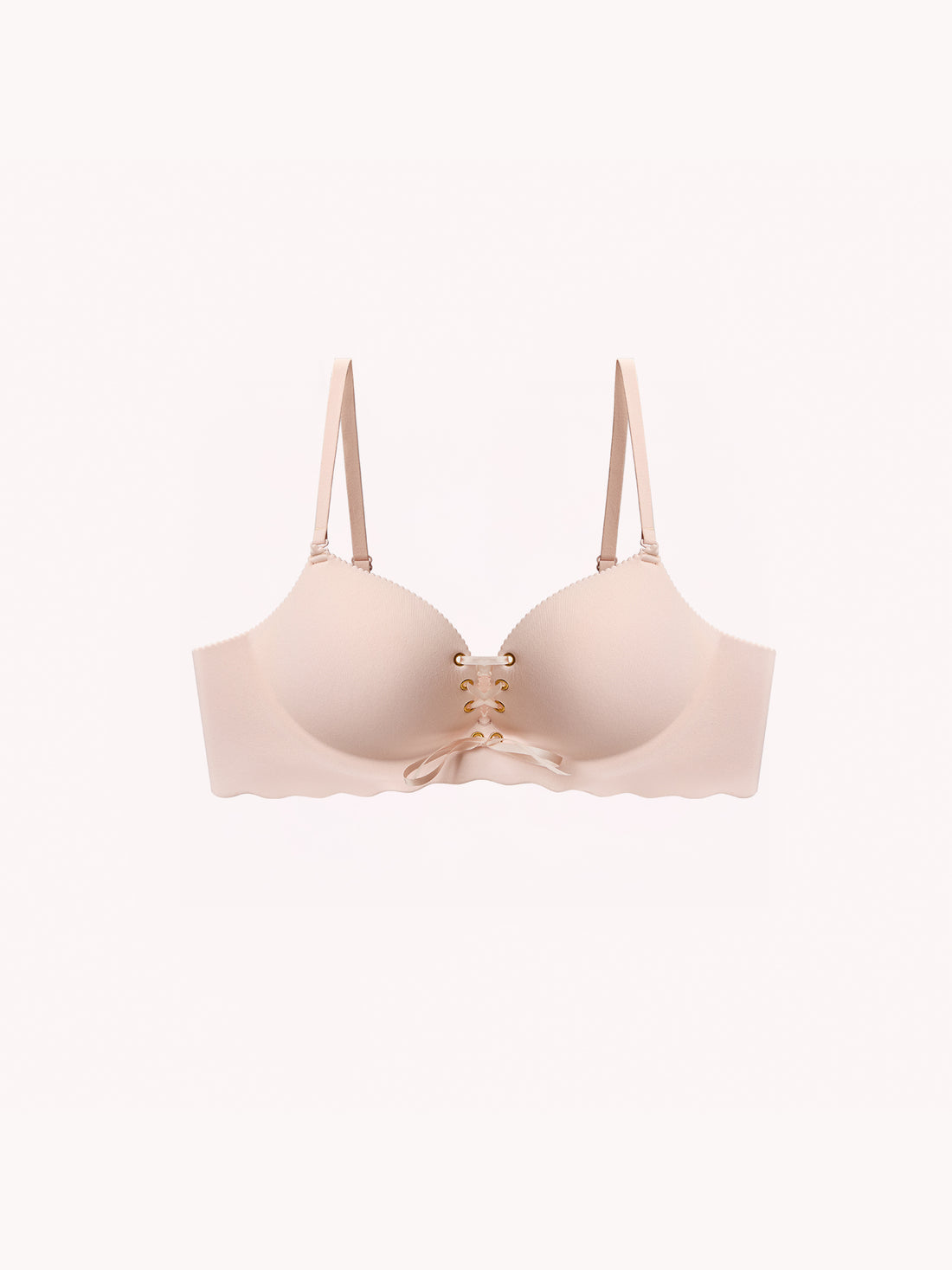 Drawstring Push-Up Bra