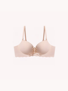 Drawstring Push-Up Bra