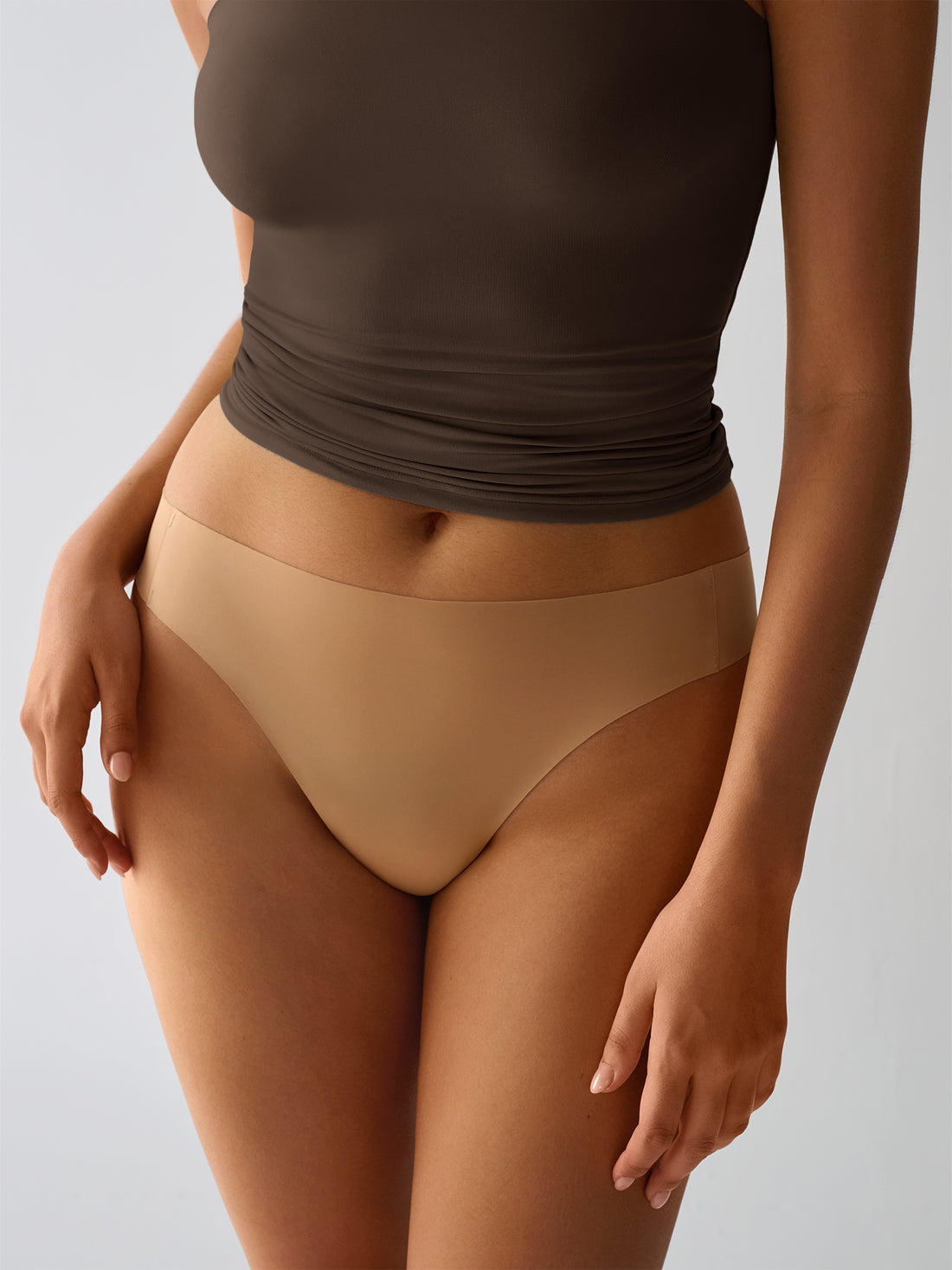 Women's Seamless Cotton Thongs