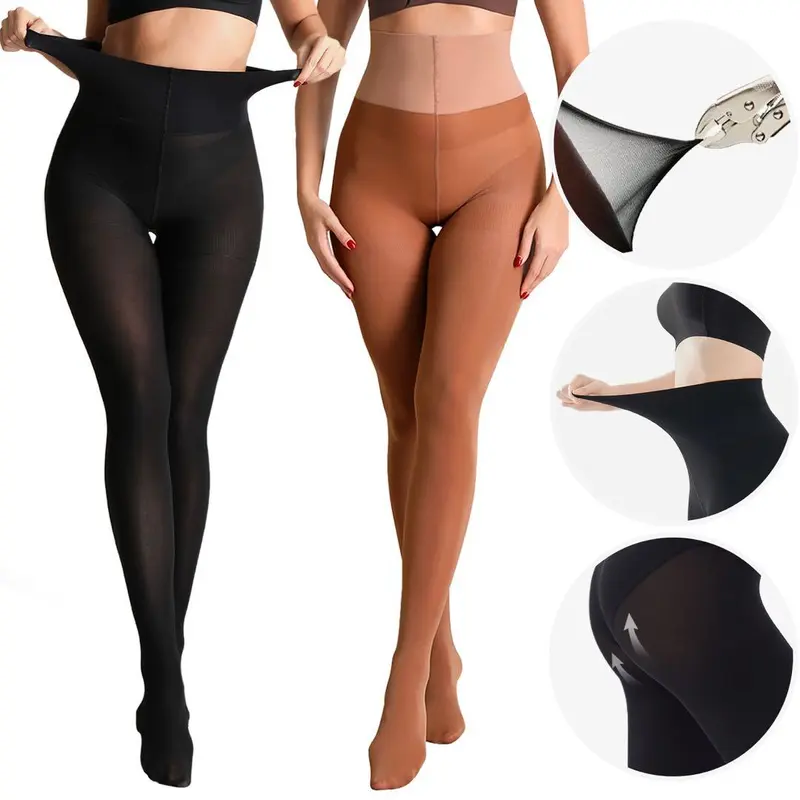 Rip-resistant Strong Black Tights