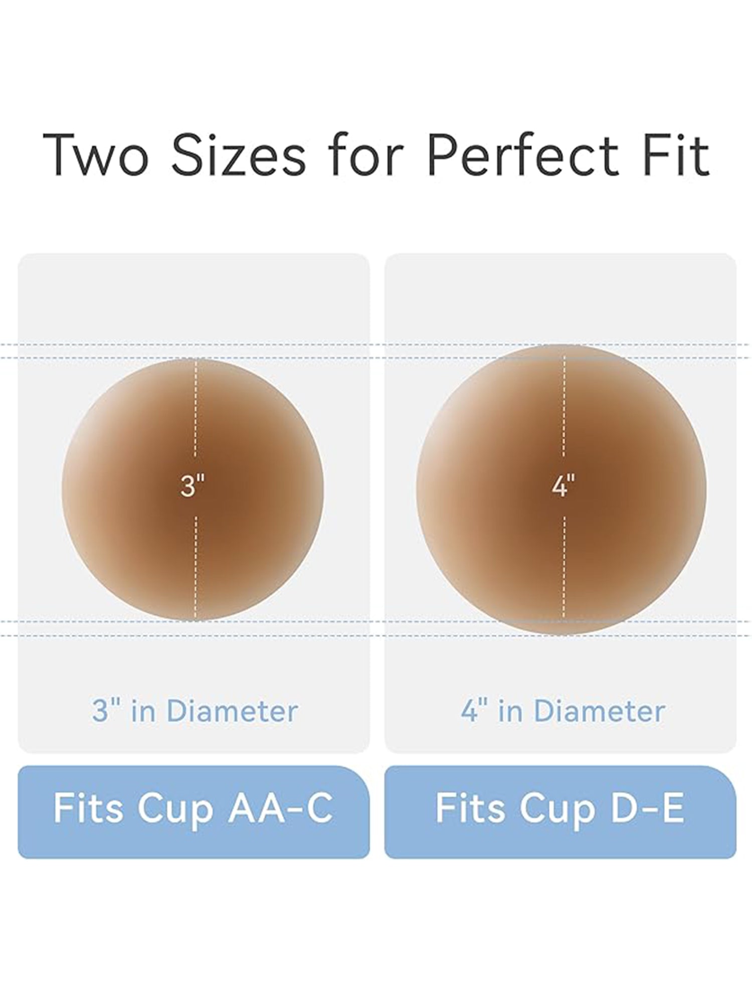 Reusable Silicone Nipple Covers – Adhensive Hypoallergenic with Travel Box