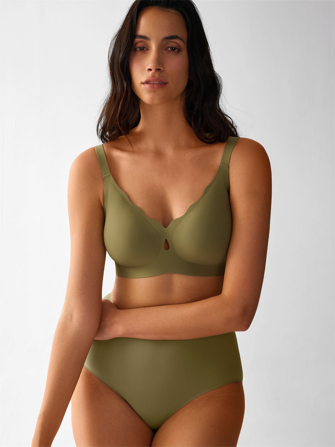 Seamless Water-drop Wireless Bra – Wave Push Up