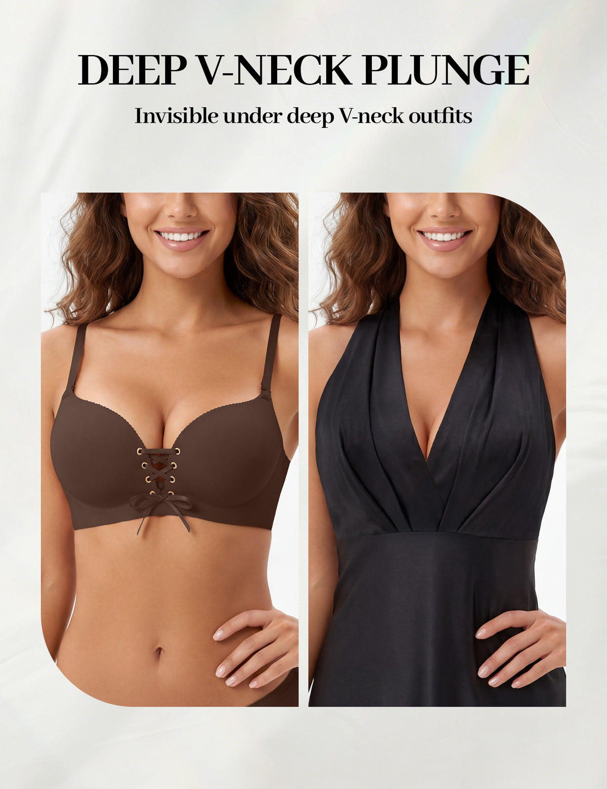 Drawstring Push-Up Bra