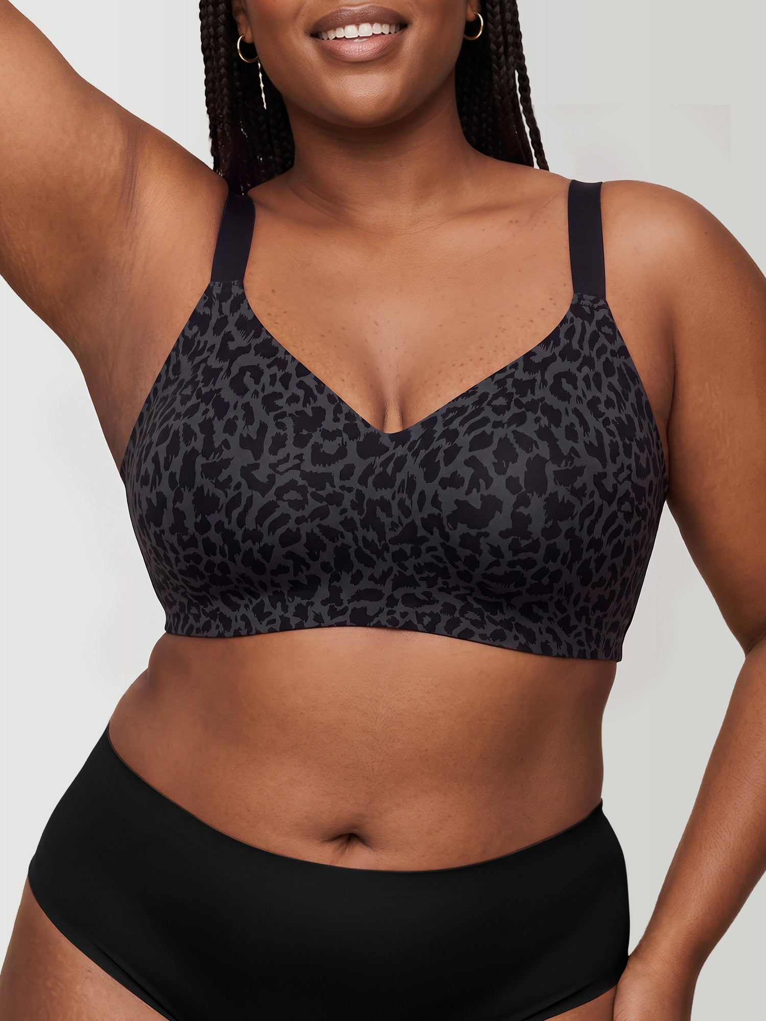 Push Up Plunge Supportive Bra - Wireless & Seamless