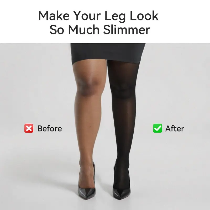 Rip-resistant Strong Black Tights
