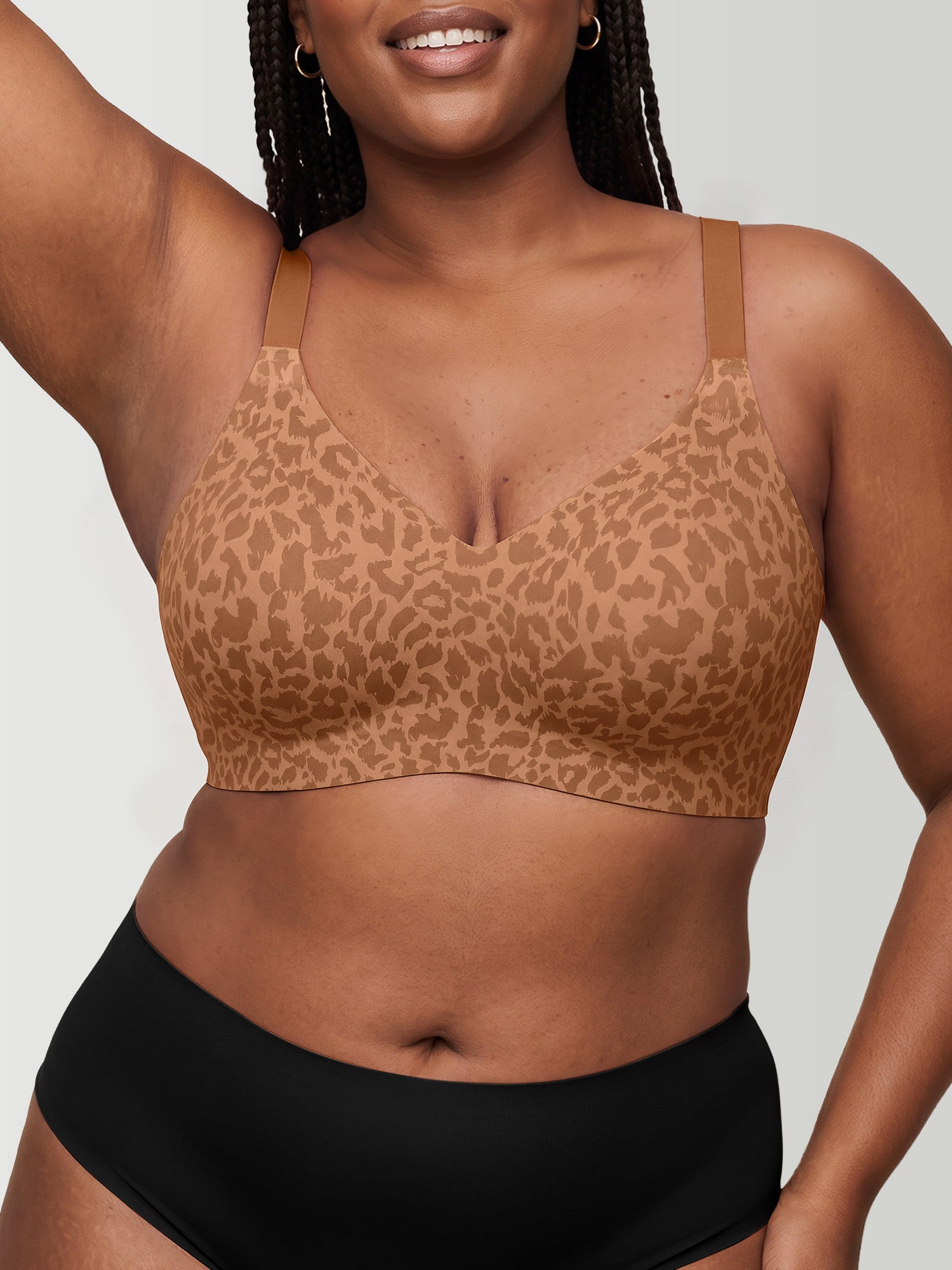 Push Up Plunge Supportive Bra - Wireless & Seamless