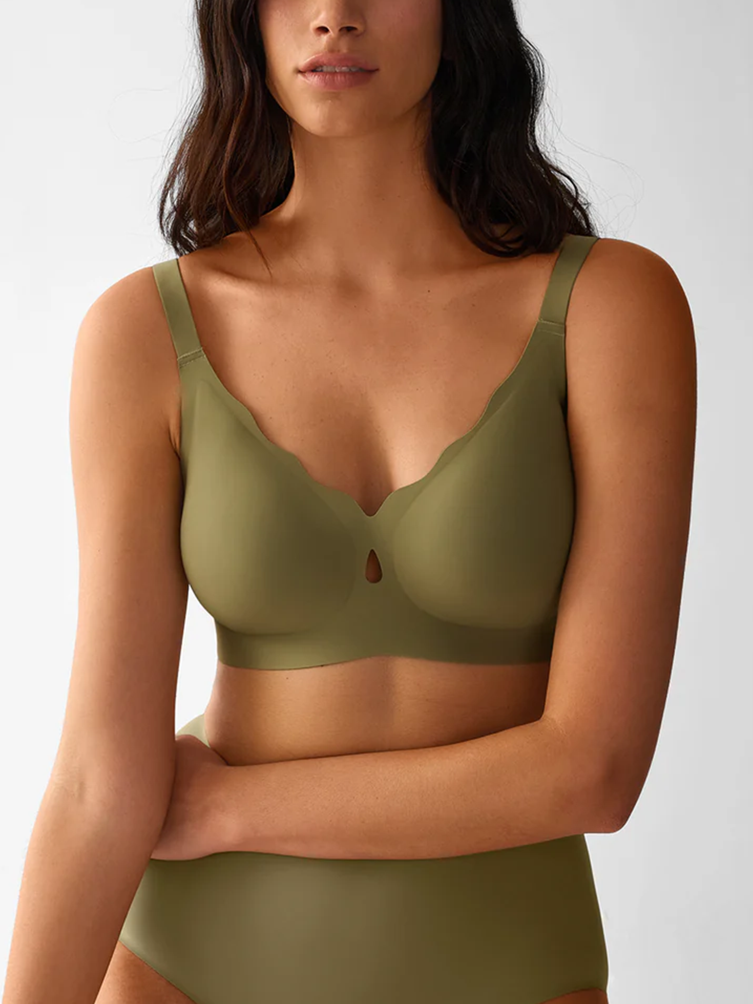 Seamless Water-drop Wireless Bra – Wave Push Up