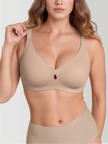 Water-drop Seamless Wireless Bra