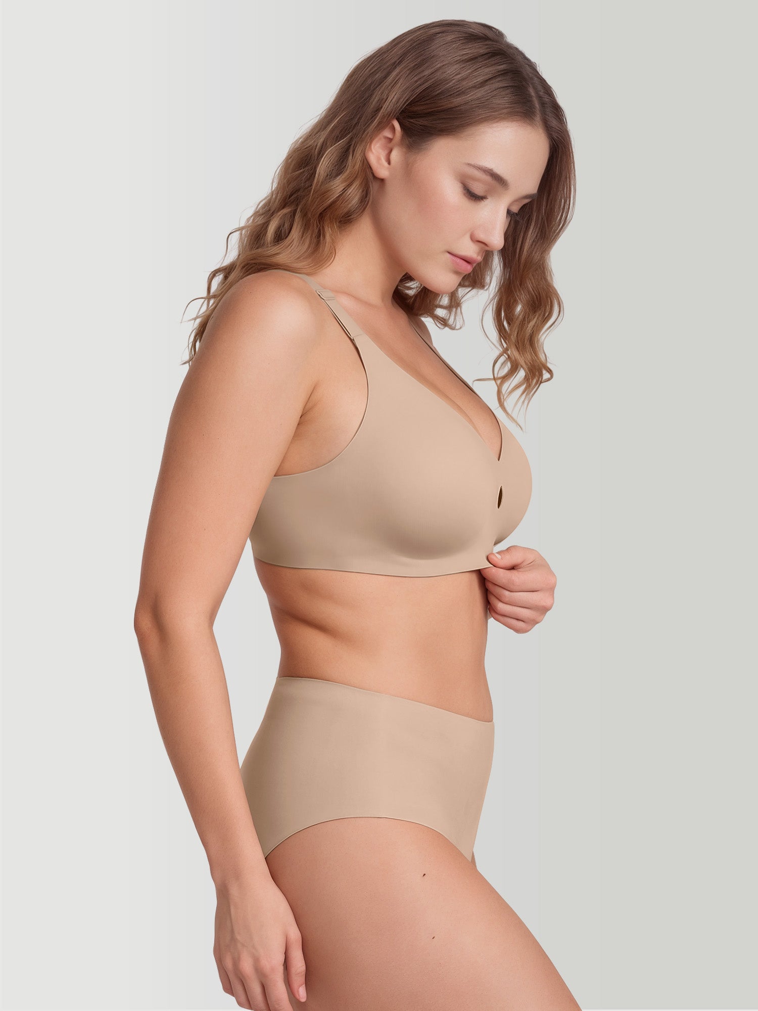 Water-drop Seamless Wireless Bra
